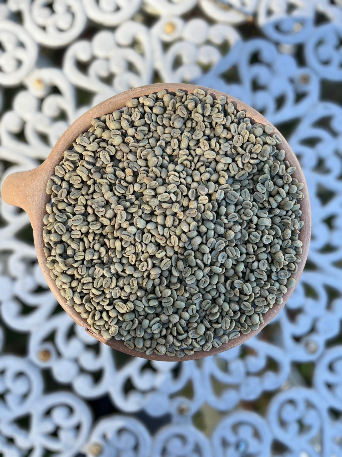 Green coffee beans